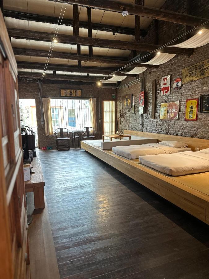 和寂百年天井老房子包棟民宿wabisabi Japanese Entire Home Tchaj-nan Exteriér fotografie
