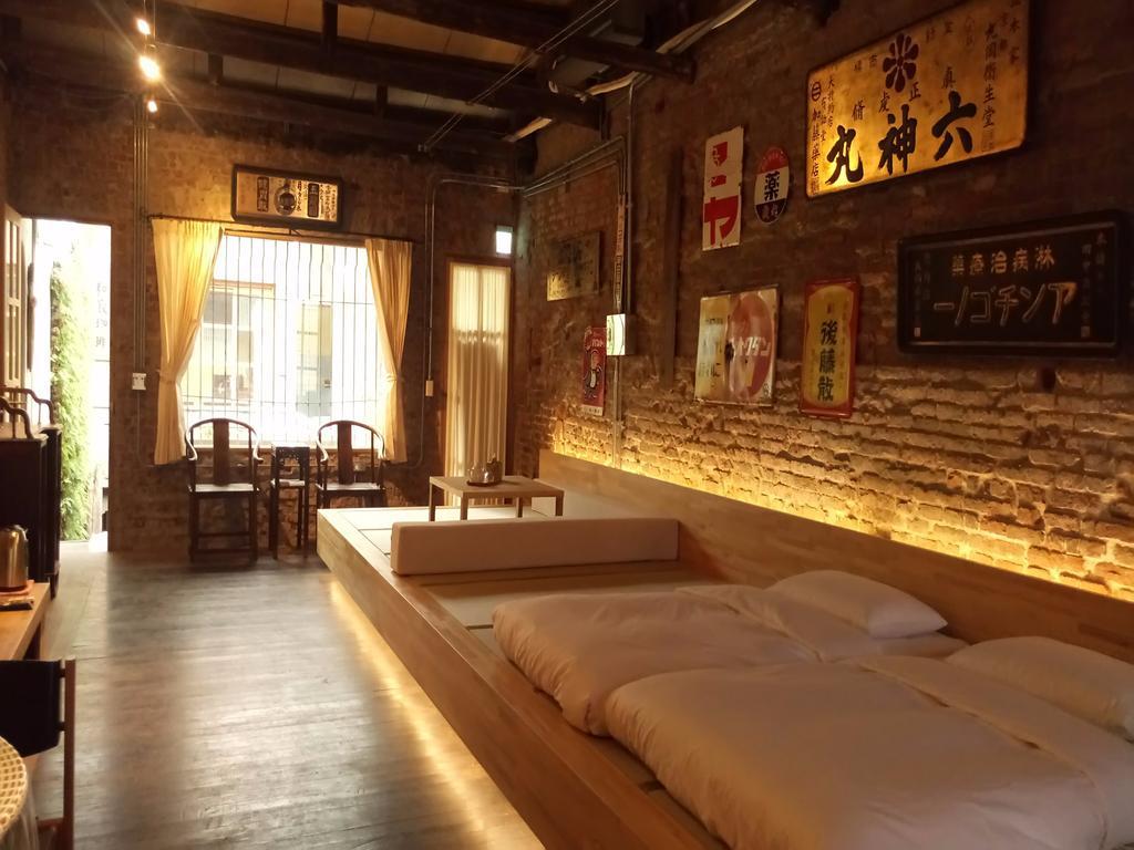 和寂百年天井老房子包棟民宿wabisabi Japanese Entire Home Tchaj-nan Exteriér fotografie